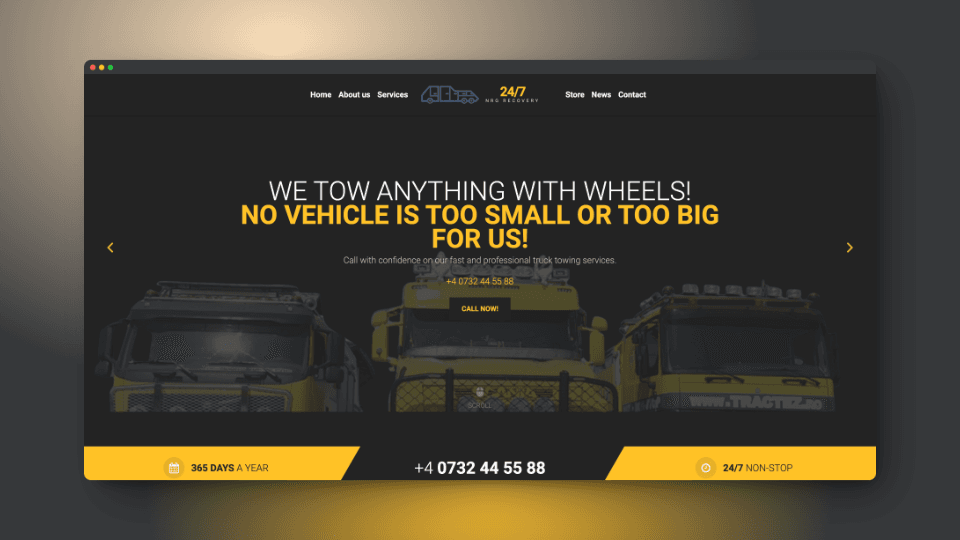 NRG Recovery - 24/7 Vehicle Recovery screenshot 1